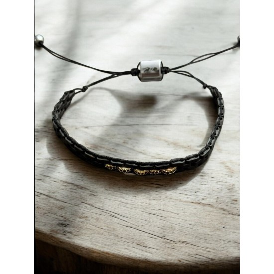 ZİRKON TAŞLI MAKROME BİLEKLİK